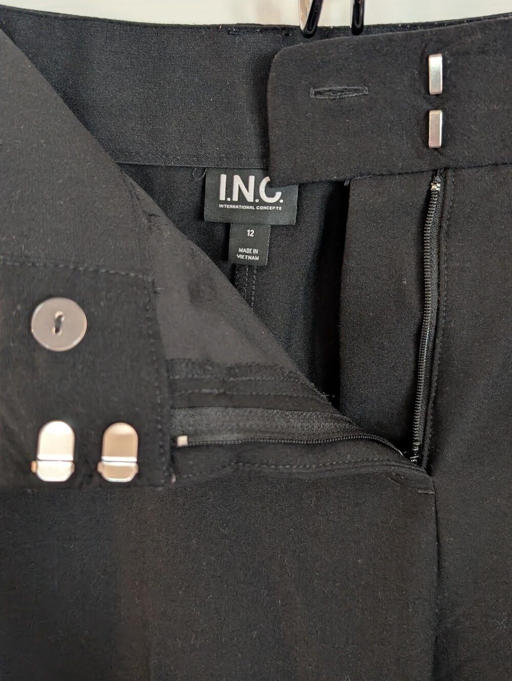 INC International Concepts Black Dress Pants